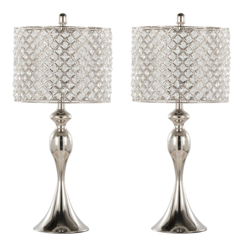 Ashland - 27" Metal Table Lamp (Set of 2) - Polished Nickel