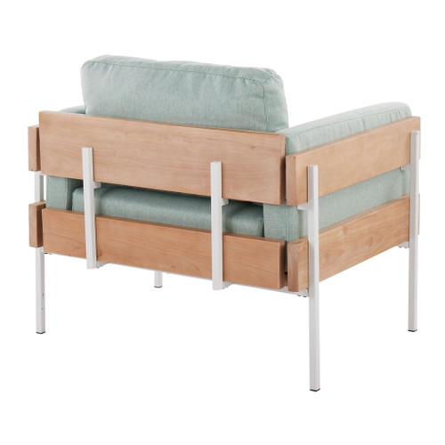 Kari - Accent Chair - Natural Green