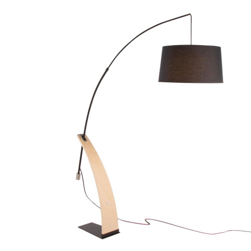 Robyn - Floor Lamp - Dark Brown