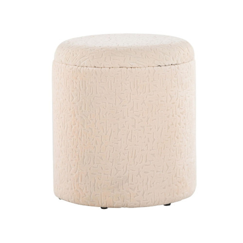 Tahoe - Storage Ottoman - Beige Wool