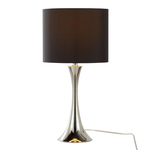 Lenuxe - 24" Metal Table Lamp (Set of 2) - Polished Nickel