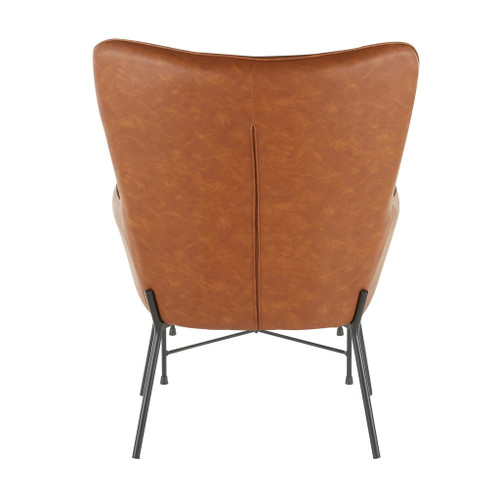 Izzy - Industrial Lounge Chair And Ottoman Set