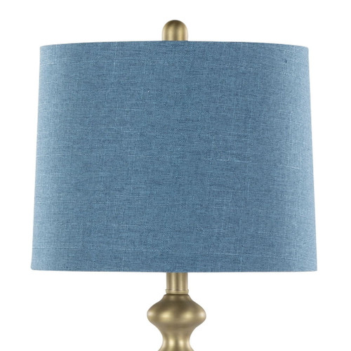 Ashland - Contemporary Metal Table Lamp (Set of 2) - Gold Metal