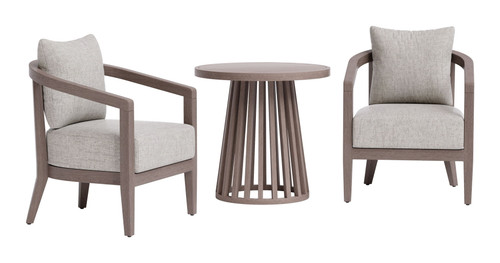 Viola - Patio Seating Set - Brown