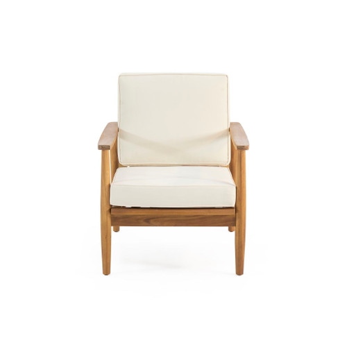 Emmry - Outdoor Acacia Wood Club Chair