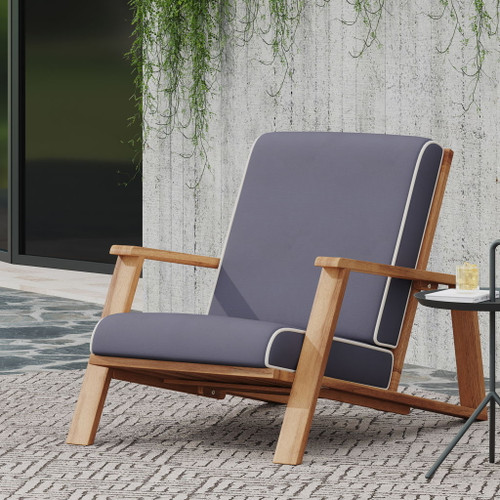 Patio Lounge Chair, Outdoor Club Chair