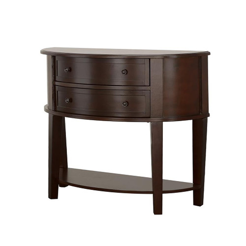 Demilune - Shape Console Table - Brown