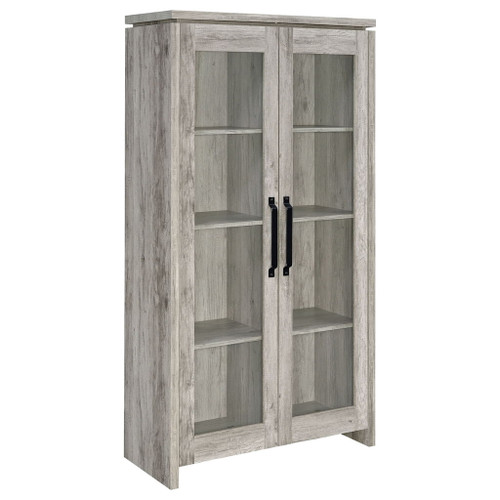 Myerson - 2 Door Tall Cabinet - Gray