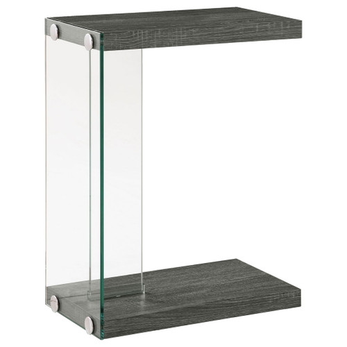 Sampson - C Shaped Side Table - Gray