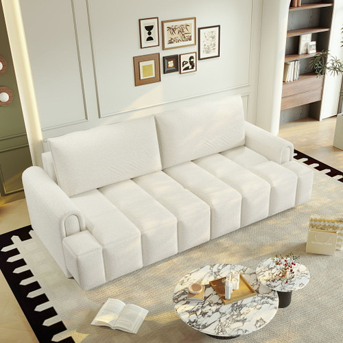 4-Seater Modern Couch With Seats Storage