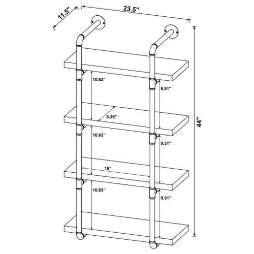 Industrial Design Wall Shelf