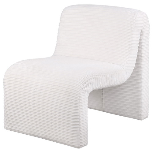 Winne - Curved Armless Accent Chair