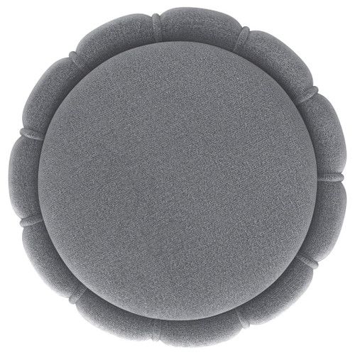 Inez - Round Upholstered Ottoman