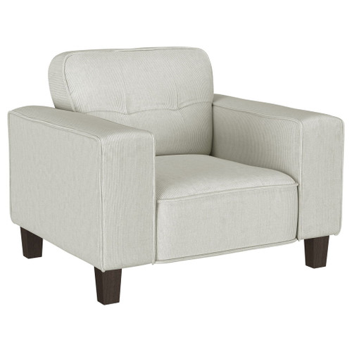 Dana - Track Arm Tufted Accent Chair
