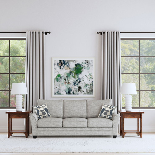 Mingle ] Upholstered Sofa - Light Gray