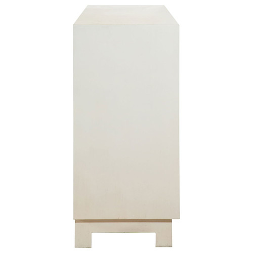 Wanda - Rectangular 4 Door Accent Cabinet - White