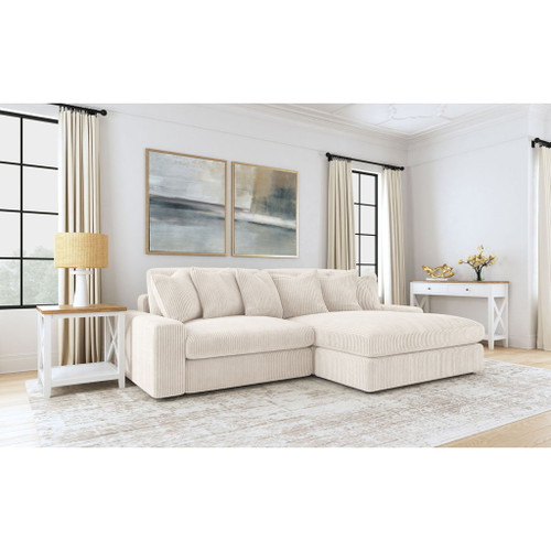 Upton - Reversible Sectional Sofa With Oversized Chaise - Sand