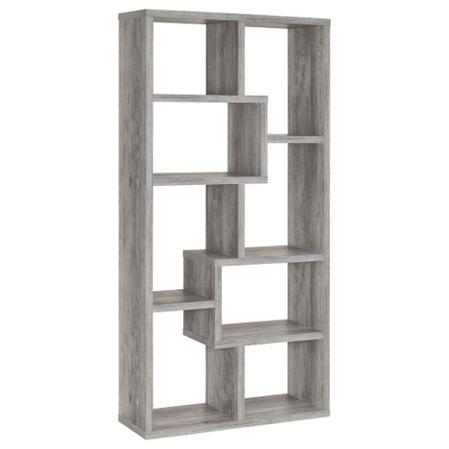 Lawton - 7 Shelf Bookshelf - Driftwood