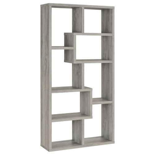 Lawton - 7 Shelf Bookshelf - Driftwood