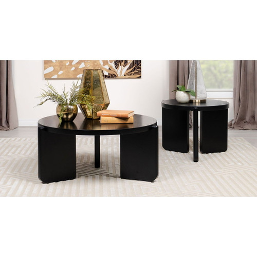 Lansing - 2 Piece Coffee And End Table Set - Black