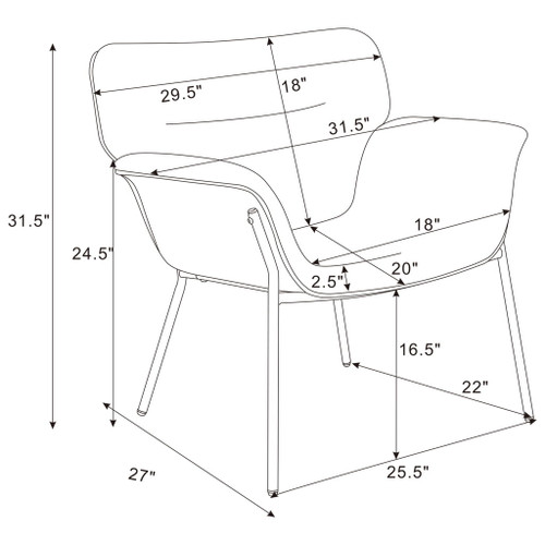 Davina - Arm Accent Chair
