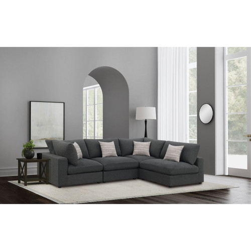Rhette - Upholstered Sectional With Reversible Cushions