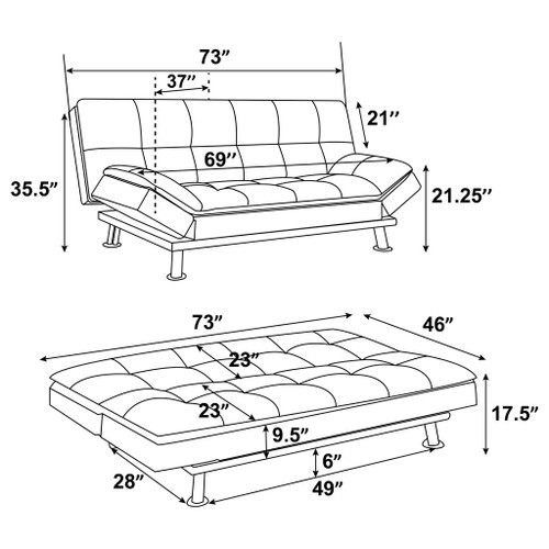 Larkin - Upholstered Sofa Bed
