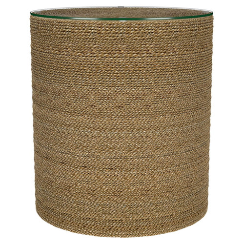 Burma - Round Side Table - Light Brown