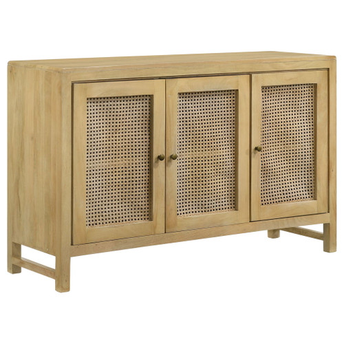 Ashton - 3 Door Accent Cabinet - Natural