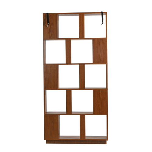 Modern 5 Tier Open Storage Bookcase