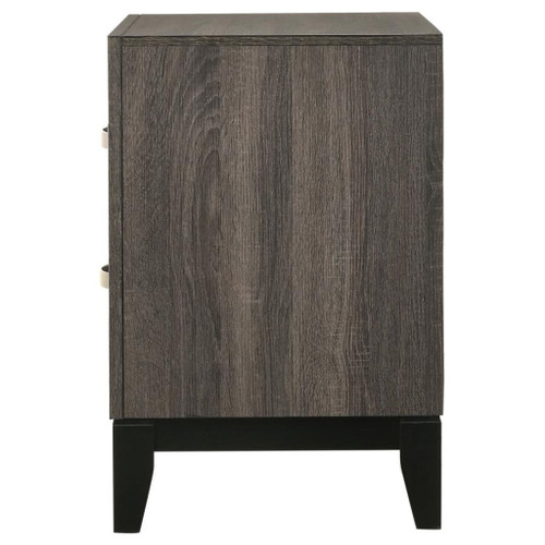 Watson - 2-Drawer Nightstand - Gray Oak