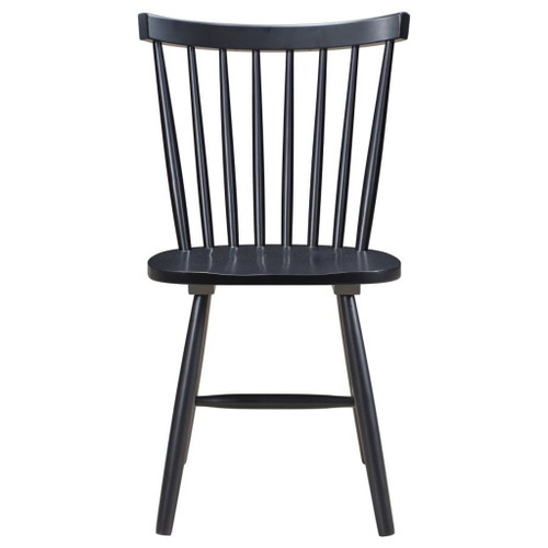 Hollyoak - Windsor Wood Dining Side Chair (Set of 2) - Black