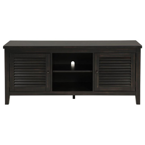 Concord - 2-Door TV Stand Console - Distressed Java