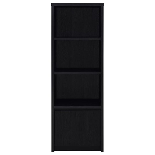 Winfield - 3-Sheld Media Tower Entertainment Pier - Black