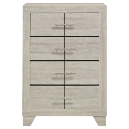 Trenton - 4-Drawer Bedroom Chest Of Drawers - Rustic Cream