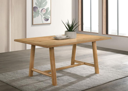 Duncan - 71" Rectangular Wood Dining Room Table - Washed Oak