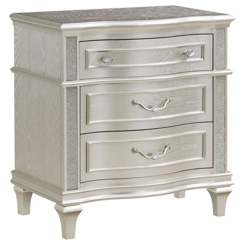 Evangeline - Queen 5 Piece Bedroom Set - Silver Oak