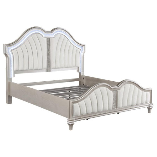 Evangeline - California King 5 Piece Bedroom Set - Silver Oak
