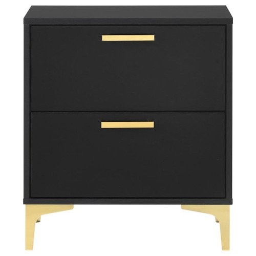 Kendall - 2-Drawer Nightstand - Black