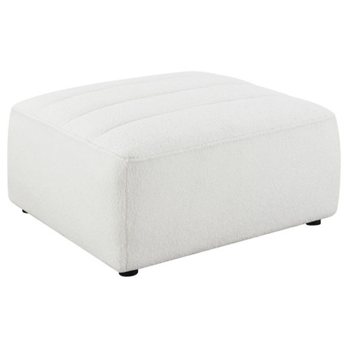 Sunny - Square Upholstered Ottoman - Natural