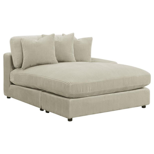 Blaine - Reversible Upholstered Chaise Sectional Sofa - Sand