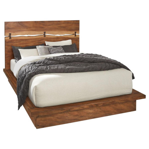 Winslow - Wood Eastern King Panel Bed - Smokey Walnut