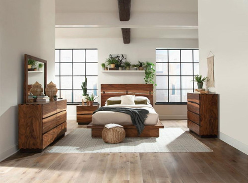 Winslow - Queen 5 Piece Bedroom Set - Smokey Walnut