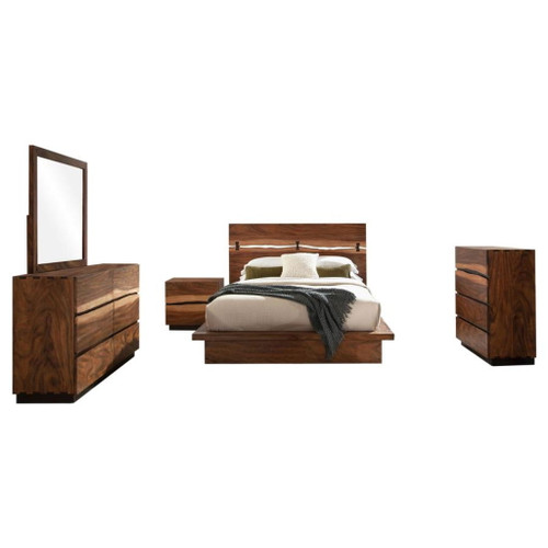 Winslow - Queen 5 Piece Bedroom Set - Smokey Walnut