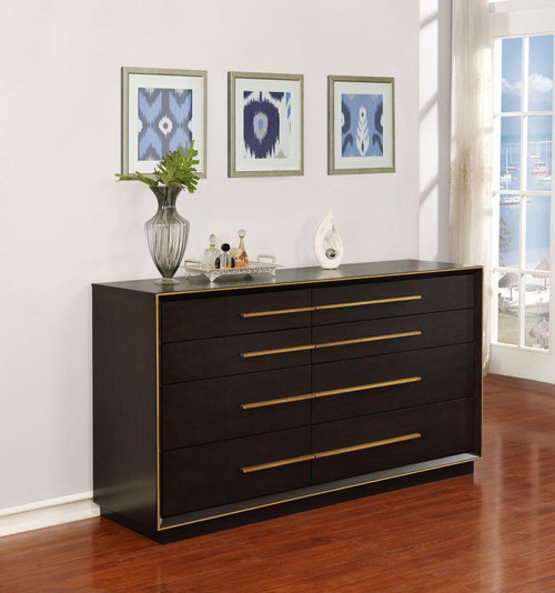 Durango - 8-Drawer Dresser - Smoked Peppercorn