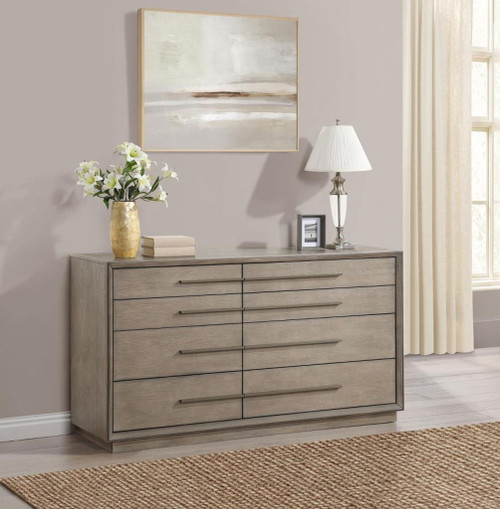 Durango - 8-Drawer Dresser - Washed Oak