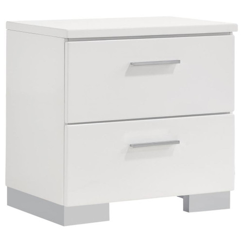 Felicity - 5 Piece Full Bedroom Set - White