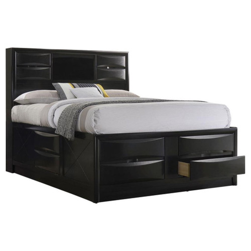 Briana - 4 Piece California King Bedroom Set - Black