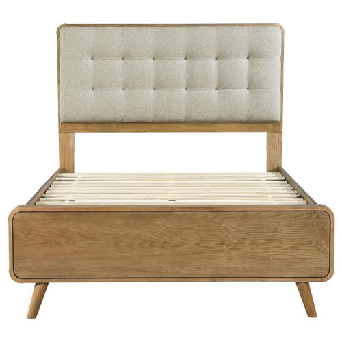 Robyn - Wood Full Platform Bed - Light Ash