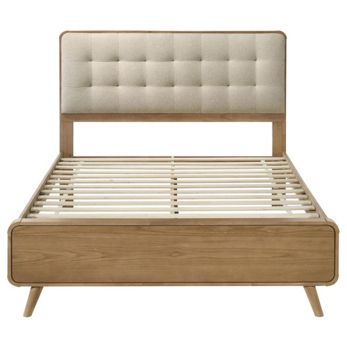Robyn - Wood Eastern King Platform Bed - Light Ash